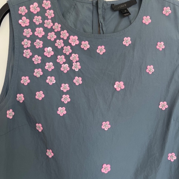 Embellished beaded j crew top - LIKE NEW - Picture 3 of 8